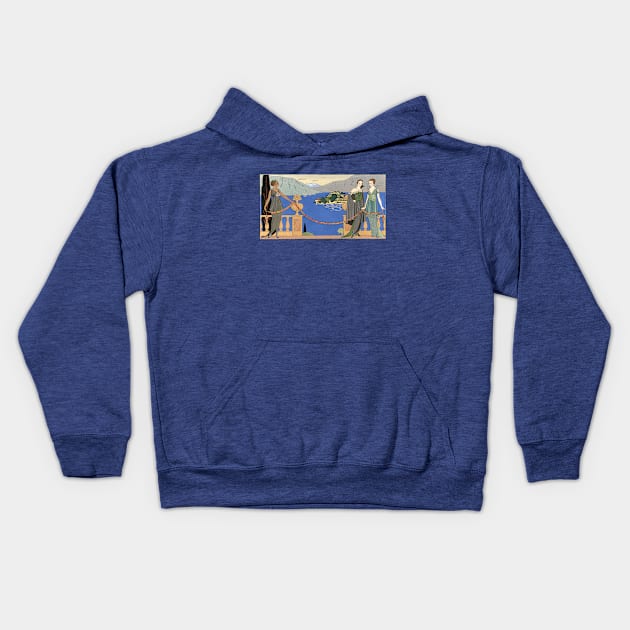 Beauty Island Kids Hoodie by UndiscoveredWonders